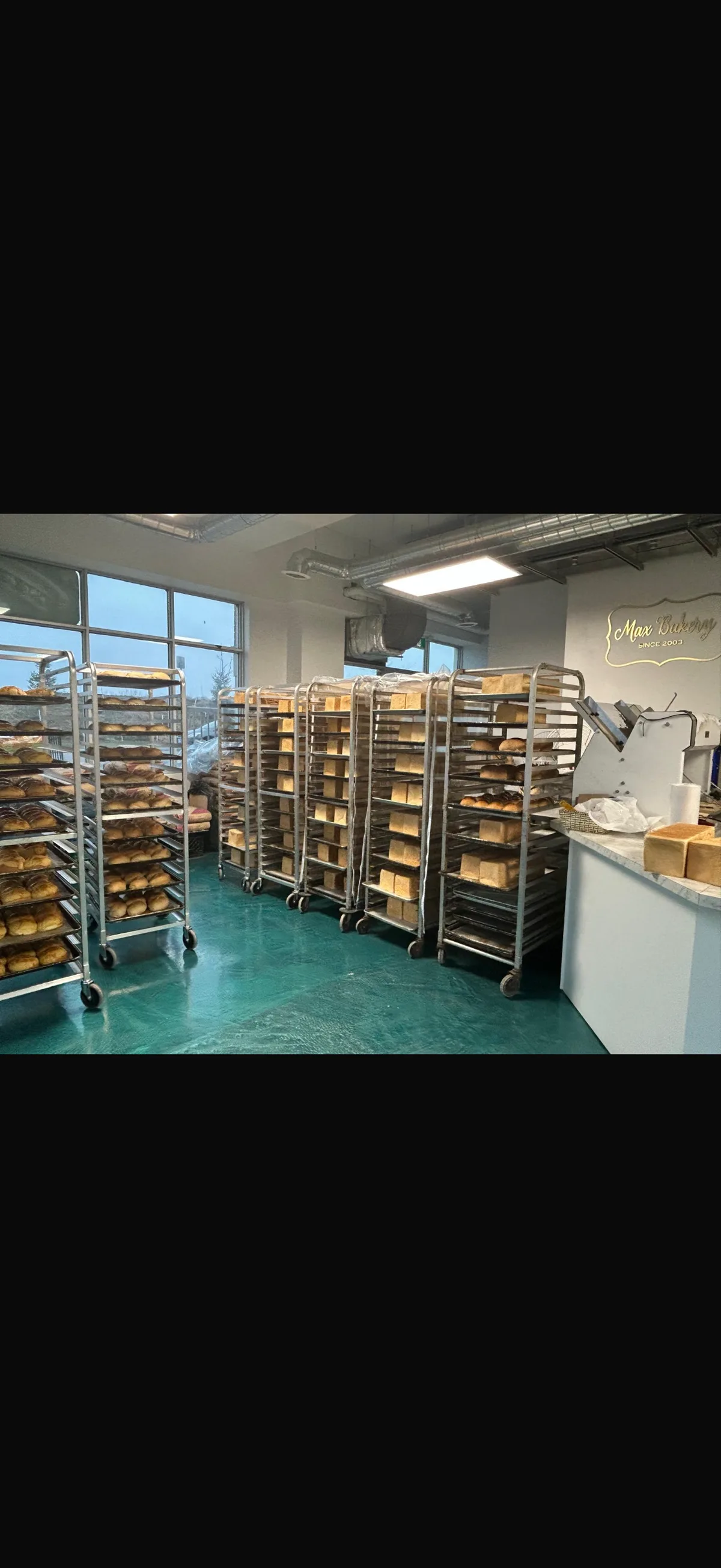 Fresh breads at Max Bakery